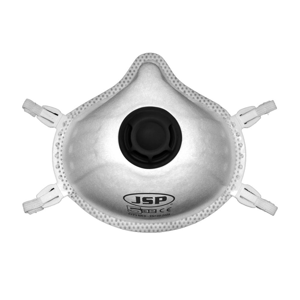 JSP 532 Disposable FFP3 Valved Masks - Box Of 5 | Eracco.co.uk