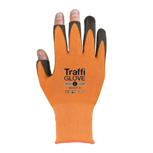 Traffiglove 3 Digit Amber Gloves
