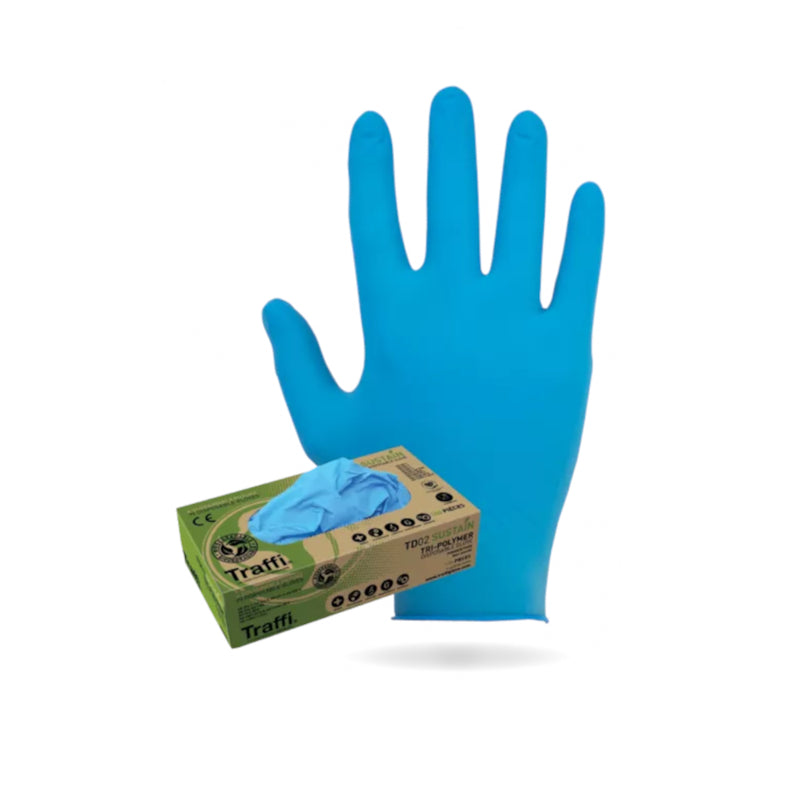 Traffi TD02 Sustain Disposable Gloves - Box of 100