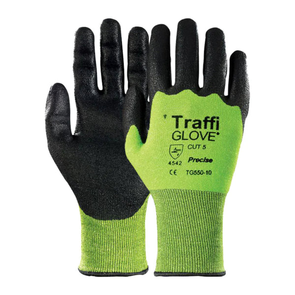 Traffi TG550 Precise Cut Level 5 Nitrile Safety Glove