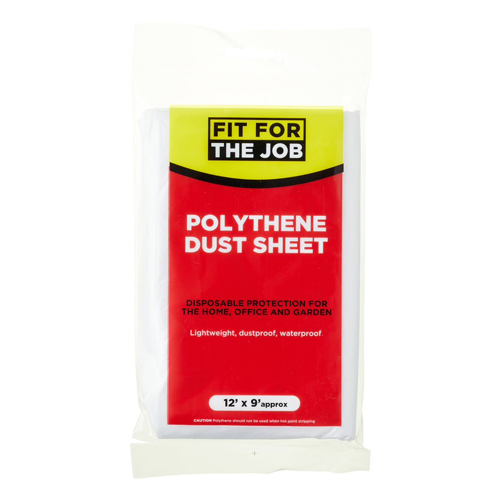 Polythene Dust Sheets - 12' x 9'