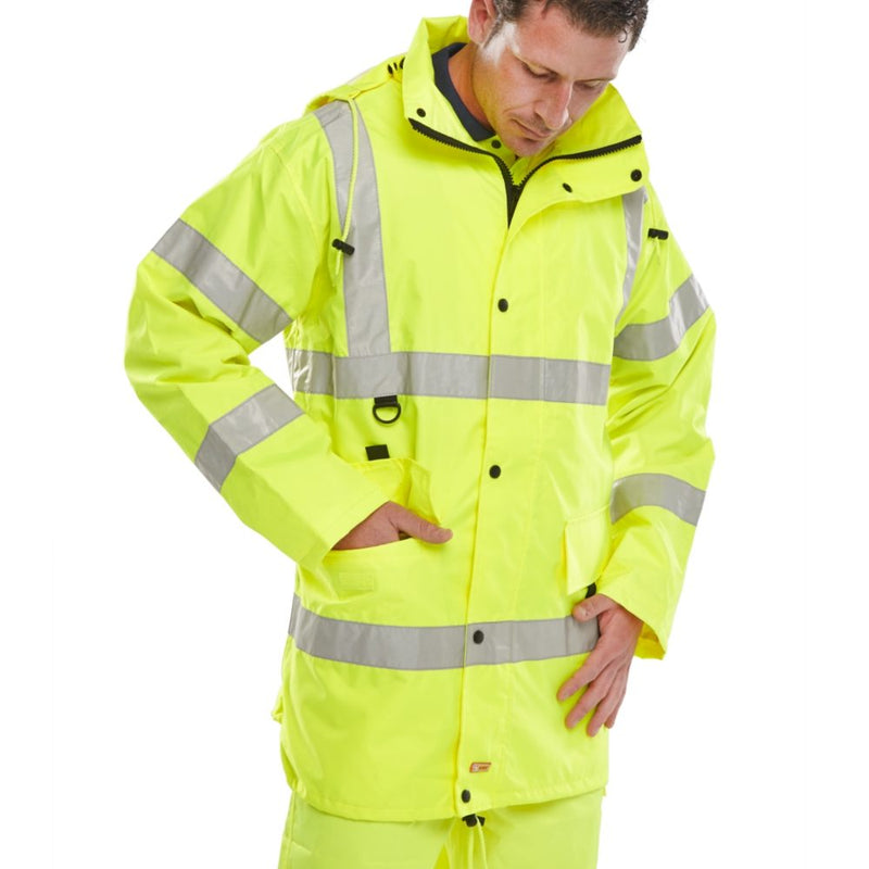 Hi Vis Breathable Jacket - Yellow