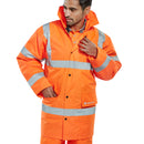 Hi Vis Constructor Jacket - Orange
