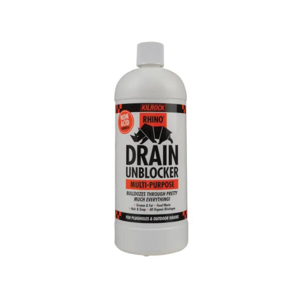 Kilrock Rhino Heavy Duty Drain Unblocker - 1 Litre