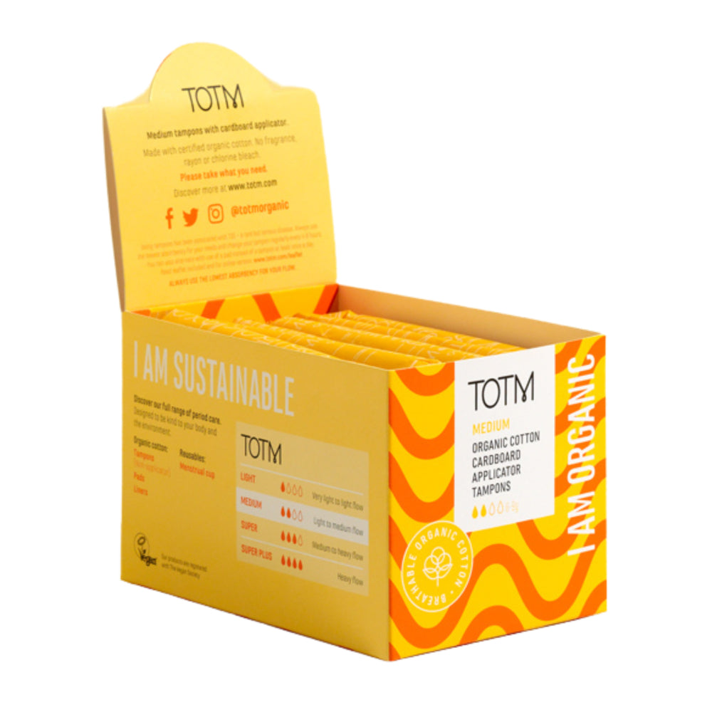 Organic Cotton Applicator Tampons - Pack of 30