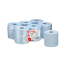 Kimberly Clark L10 7555 Wypall Food & Hygiene Centrefeed - Blue - Pack of 6