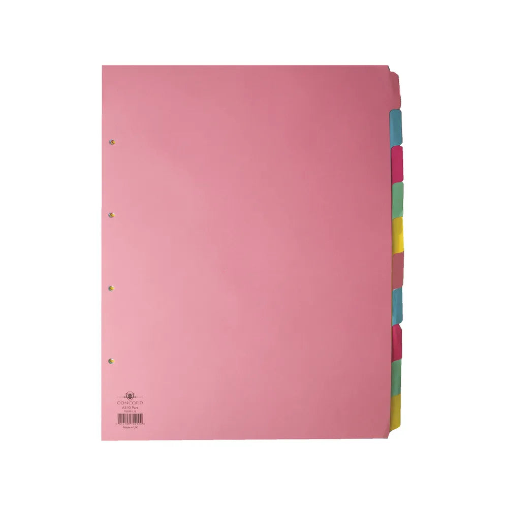 A3 Dividers - 10 Part