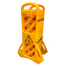 TRAFF TEX™ Portable Expandable Barrier - Yellow - 3.8m