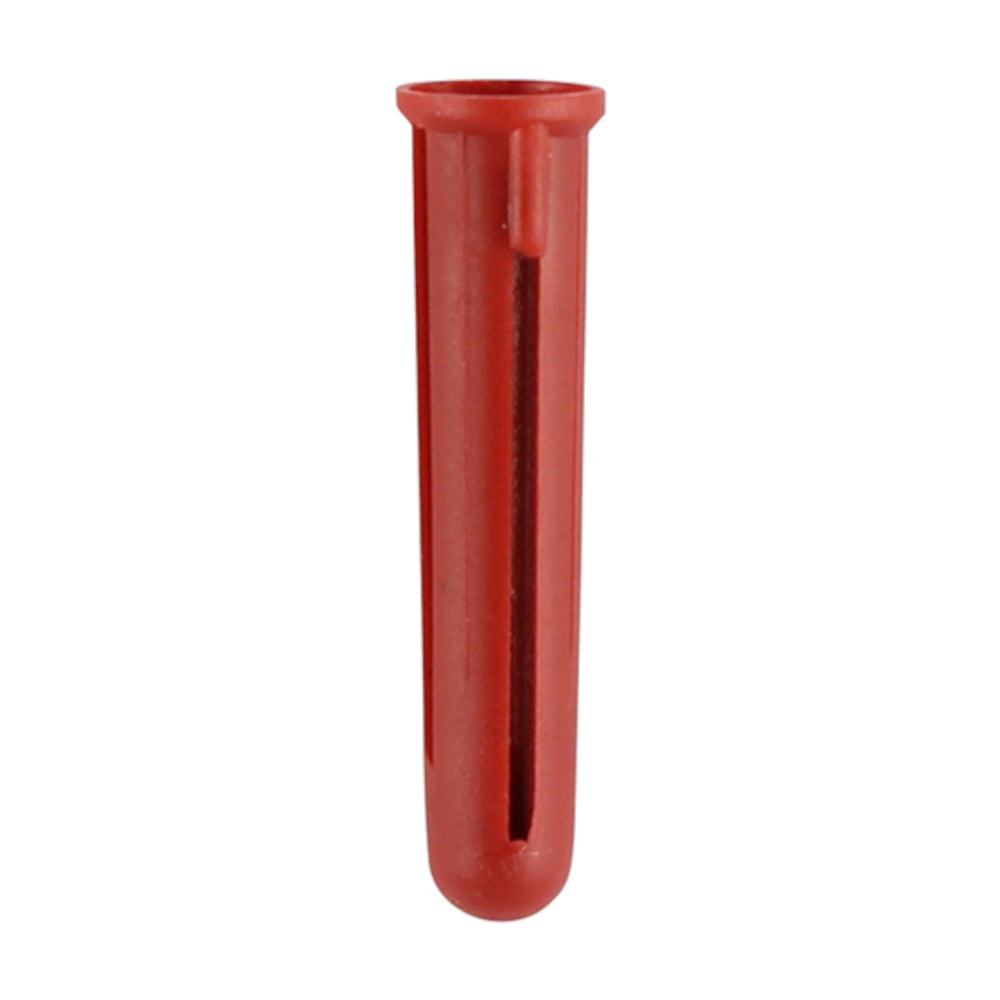 TIMCO Plastic Plugs - Red - 30mm - Box of 1,000