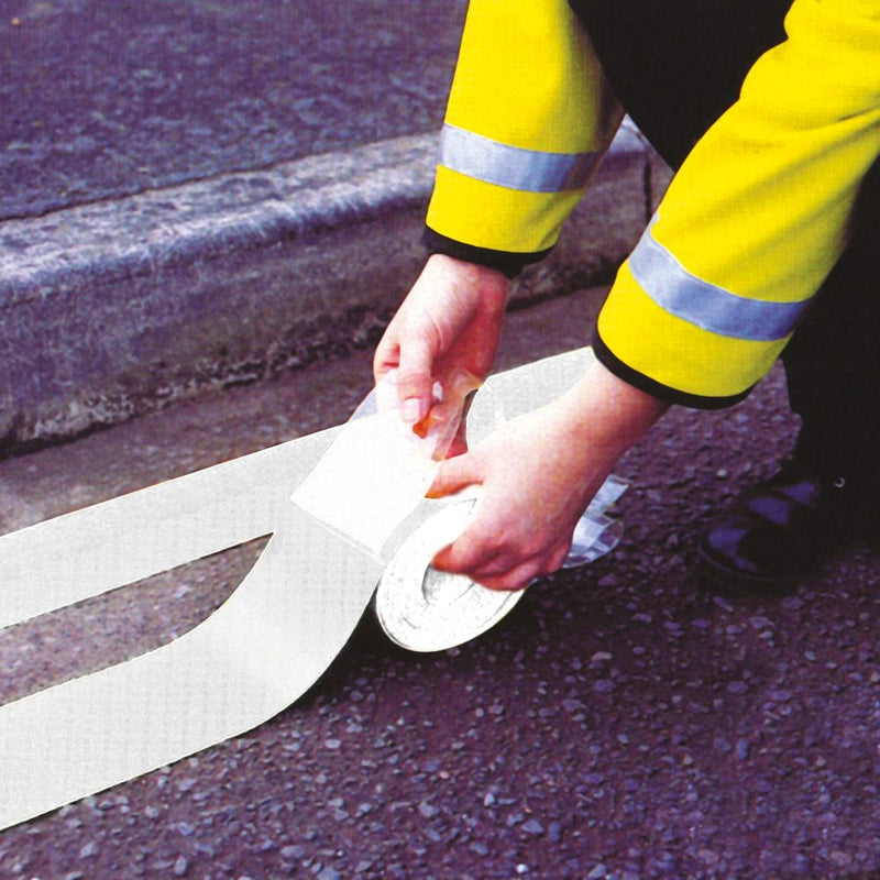 Preformed Thermoplastic Road Markings - 100mm x 5m