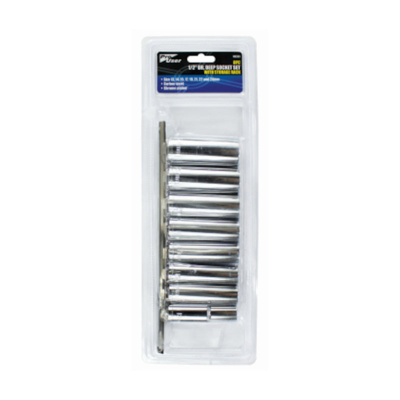 Deep Socket Head Set - 1/2" - 8 Piece