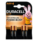 Duracell Plus Batteries - Pack of 4