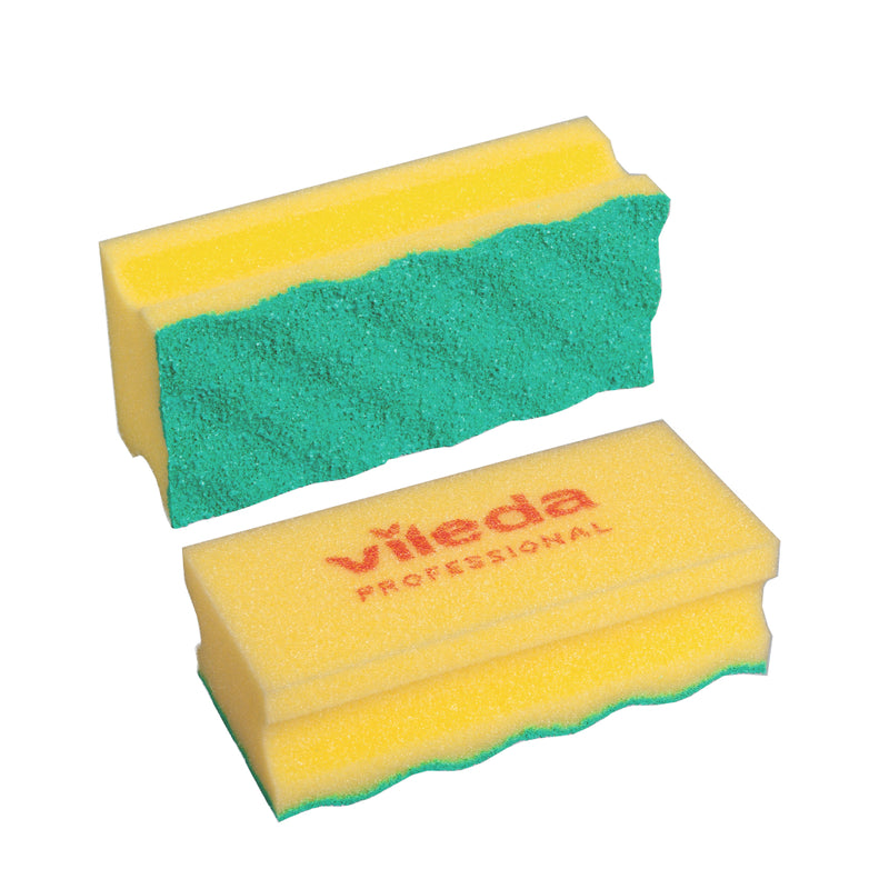 Vileda PurActive Foambacked Scourers - Pack of 10