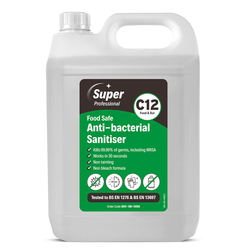 Anti Bac Food Safe Sanitiser - 5 Litre