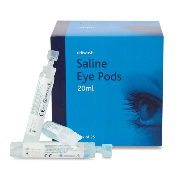 Eye Wash Solution - 20ml Vials - Pack of 25