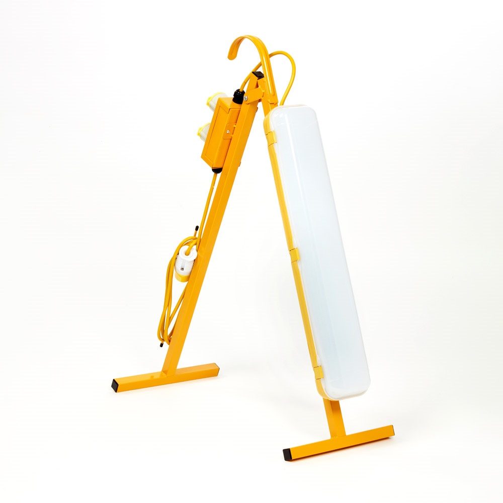 2ft LED Plasterers Light with A-Frame Stand - 110v