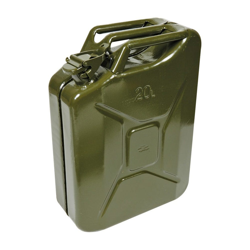 Army Type Steel Jerry Can - 20 Litre