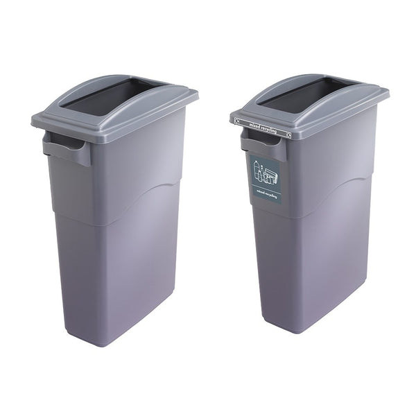 EcoSort Grey Standard Lid for Mixed Recycling