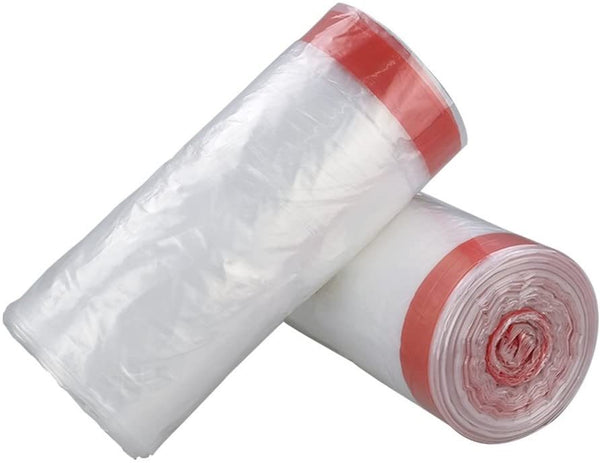 Drawstring Bin Liners - Clear - 20 Litre - 120 Bags