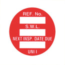 Scafftag Unitag Insert - Red - Next Inspection Date