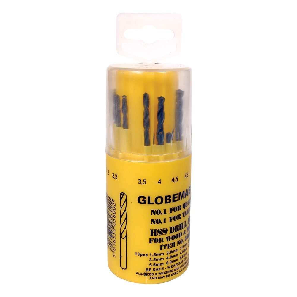 High Speed Drill Bits - 13 Piece