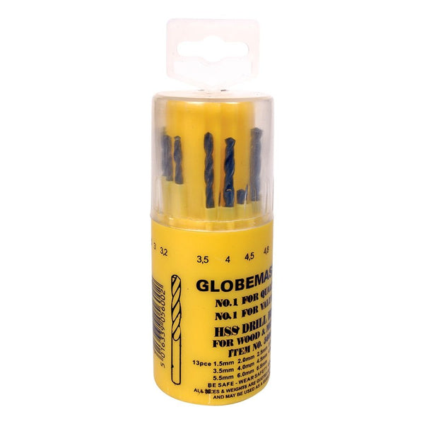 High Speed Drill Bits - 13 Piece