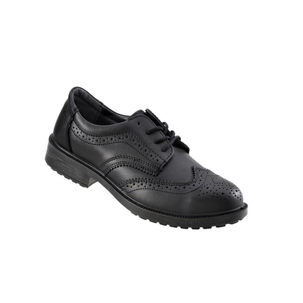 Standard Black Brogue Safety Shoe