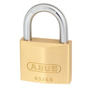 Abus 40mm Brass Padlock Keyed-Alike With 2 Keys - ABUKA2340