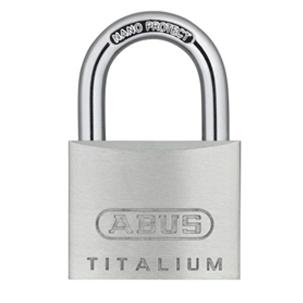 Abus 40mm Titalium Padlock Keyed-Alike With 2 Keys - ABUKA54587