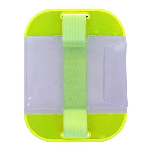 Armband ID Pocket Ã¢â‚¬â€œ Plain Ã¢â‚¬â€œ Hi Vis Yellow