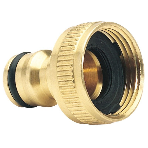 Brass Garden Hose Tap Connector - 3/4"