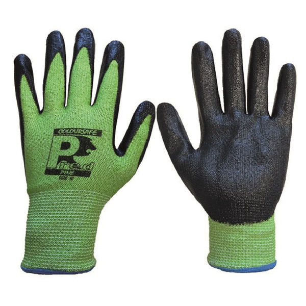 Coloursafe Green Cut Level C - Nitrile Gloves