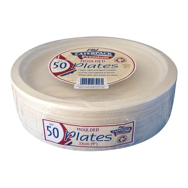 Disposable Rigid Plates - Pack of 50