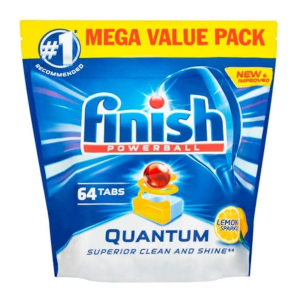 Finish Quantum Max Lemon Dishwasher Tablets - Pack of 72