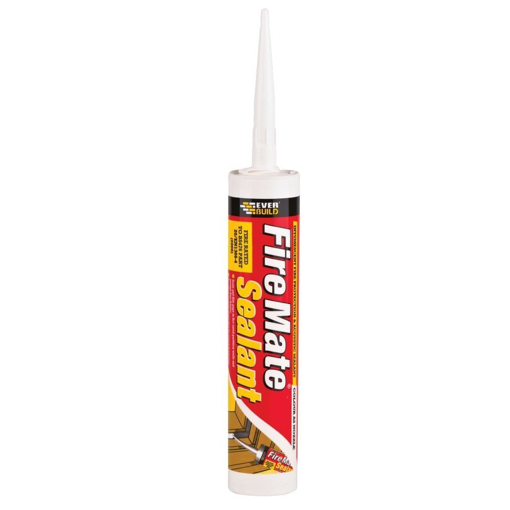Everbuild Fire Mate Intumescent Sealant - White - 300ml