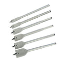 Flat Wood Drill Bits - 6 Piece Set