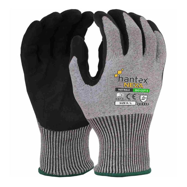 Hantex NEXA Nitrile Foam Gloves Ã¢â‚¬â€œ Cut Level E