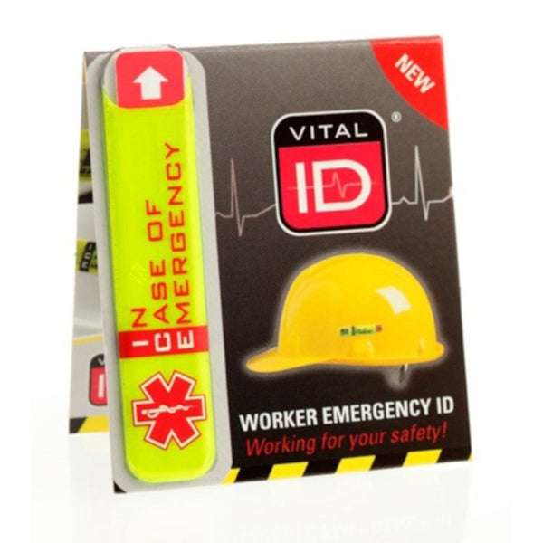 I.C.E. Hard Hat Safety ID Tag
