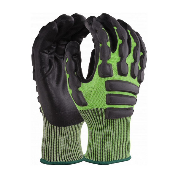 INF-C5 Impact Cut Level C Green Gloves