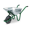 Invincible Galvanised Wheelbarrow - 120 Litre - Pneumatic Tyre