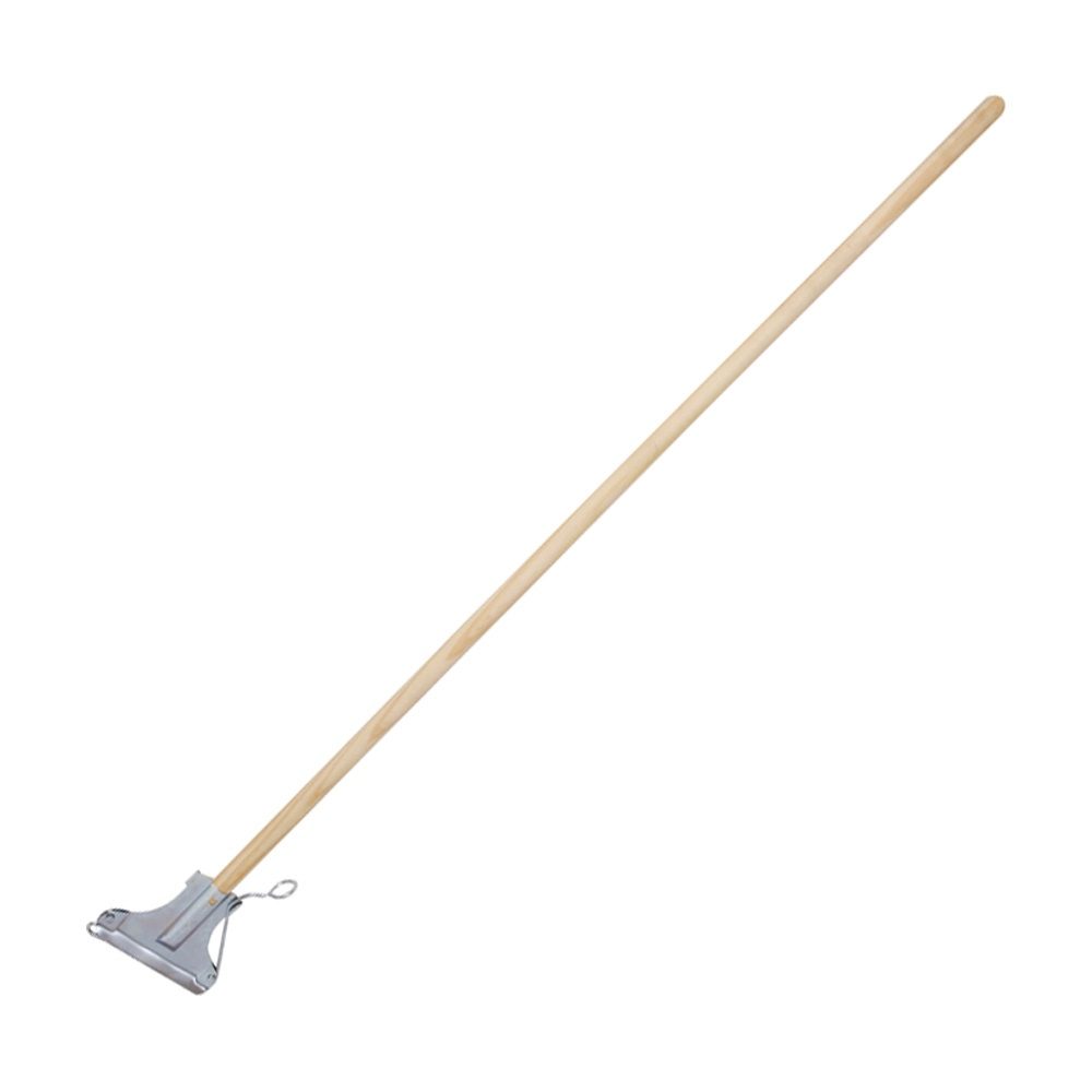 Kentucky Wooden Mop Handle With Metal Clip