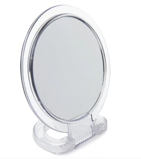 Round Swivel Mirror - White