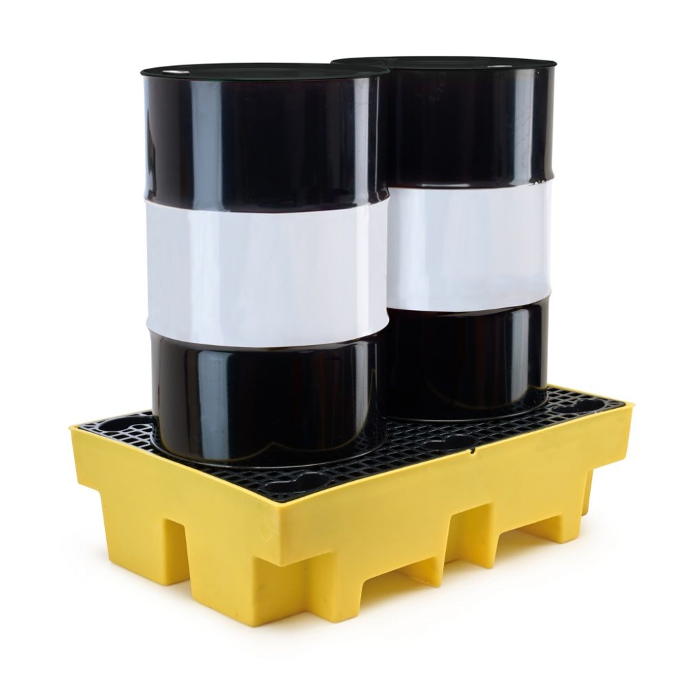 Oil Spill 2 Drum Pallet Sump and Grating