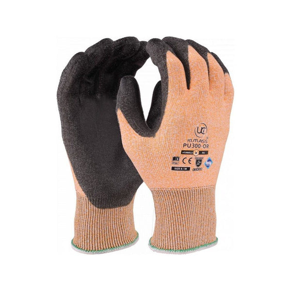Orange Cut Level B - PU Gloves