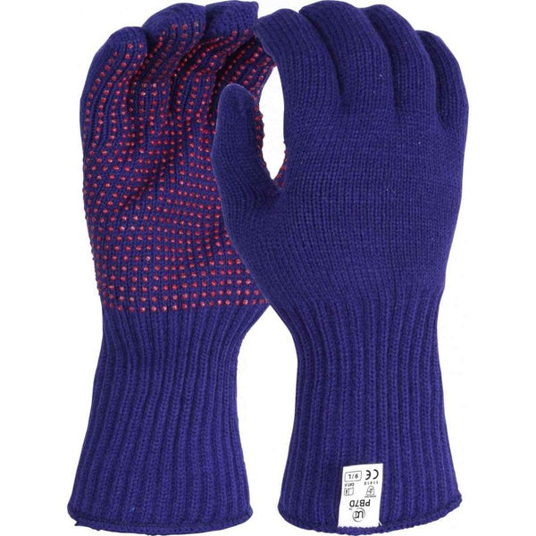 PB7D Thermal Acrylic PVC Dotted Gloves