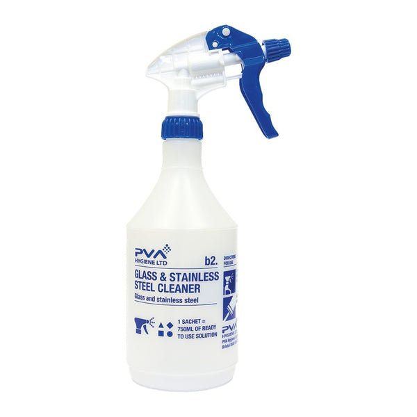 PVA Glass and S/Steel Trigger Spray Bottle (Empty Bottle Only) - 750ml