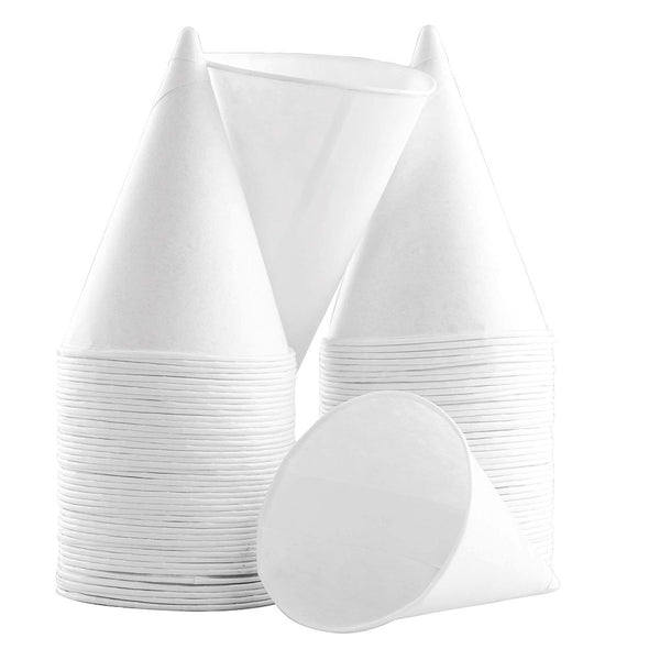 4oz Paper Cone Cups - 5,000 Pack