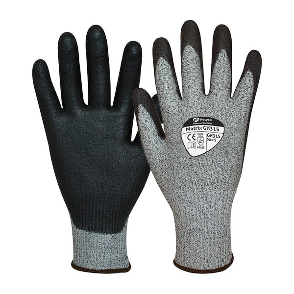 Polyco Matrix GH315 PU Cut Level E Gloves