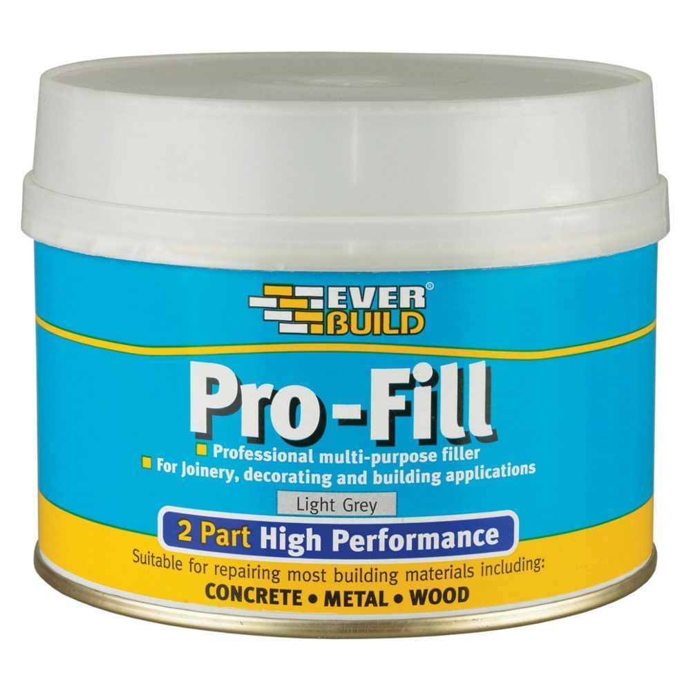 Everbuild Pro-Fill 2 Part Grey High Performance Multi Purpose Filler - 500g