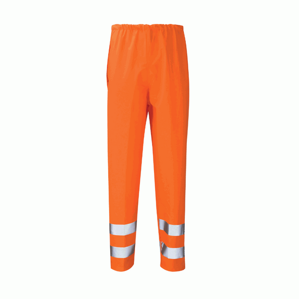 Rail Hi Vis Rhodium Over Trousers - Orange - Large